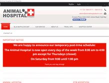 Tablet Screenshot of animalhospitalsxm.com